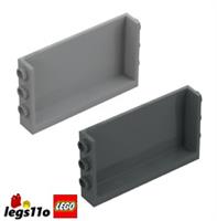 LEGO 98280 - Pack of 1x 2x - NEW Wall Panel 1x6x3 with Side Studs