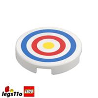 LEGO Round 2x2 Tile with Archery Shooting Target NEW - 14769 / 25414