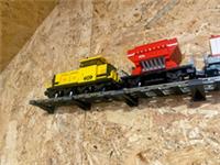 10 Wall mount brackets for Lego train track display - City Express