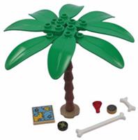 Lego Green Palm Tree with Pirates accessories NEW!!!