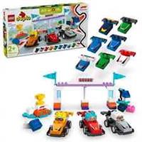 Official LEGO DUPLO: F1 Team Race Cars & Drivers (10445) Brand New