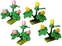 Lego 4x Tulips Bunches Flowers (5903) NEW!!!!!