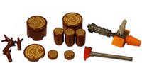Lego Lumberjack Wood Cutter accessories NEW!!!