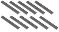 Lego 10x Dark Bluish Grey Tile 1x8 (4162) NEW!!!