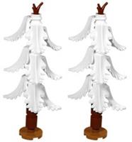Lego 2x White Pine Tree. Winter Tree NEW!!!