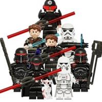 Custom Lego Inquisitor Purge Stormtrooper Cal Kestis Minifigures Jedi Toy x8