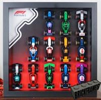 Display frame to display Lego F1 Minicars Minifigures - 71049
