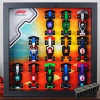 Display frame to display Lego F1 Minicars Minifigures - 71049