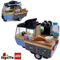 LEGO Mobile Coffee & Bakery Shop Tuk-Tuk Food Cart NEW - NO BOX