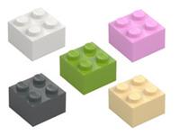 50 x LEGO 2x2 Bricks - 3003 - NEW - Pack of 50 - Choose your Colour