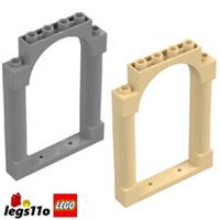 LEGO 40066 Pack of 1x 2x - Door Frame Wall Panel 1x6x7 with Arch & Pillars NEW