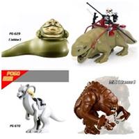 Custom LEGO STAR WARS -Taun Taun Jabba Rancor Dewback Mini Action Figure Toy x4