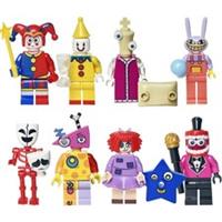 Custom Lego Digital Circus Cartoon Hero 8 X Mini figures Toy Collectible Model