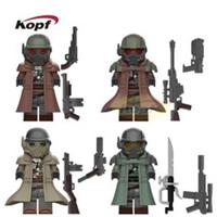 Custom Lego Fallout Zombie Video Game Cowboy Hero 4 X Mini figures Toy Model