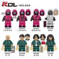 Custom Lego Horror Halloween Hero 8 X Mini figures Toy Squid Game Netflix Anime