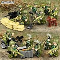 Custom Lego 12 x World War Soldiers Army Mini Figure Toy Models War Game