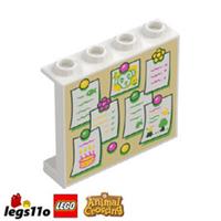 LEGO 35323 / 109130 - NEW Panel 1x4x3 Animal Crossing Bulletin Message Board
