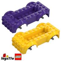 LEGO 11650 / 12622 - NEW Vehicle Car Base 5x10 Bottom Assembly w. Wheel Holders