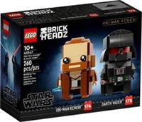 Lego Brickheadz 40547 Star Wars Obi-Wan Kenobi & Darth Vader- Brand New & Sealed