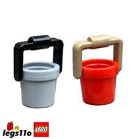 LEGO Small Bucket with Handle NEW - Minifigure Accessory - 95343 choose colour