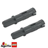 LEGO 11214 Pack of 2x - Axle Pin 3L with Friction Ridges NEW
