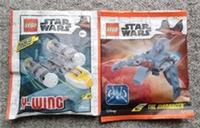 Lego Star Wars Ships Y-Wing & The Marauder Paper Poly Bags x2- New
