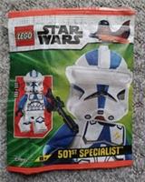 Lego Star Wars Minifigure 501st Specialist Paper Poly Bag - New