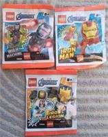 Lego Marvel Avengers Minifigures Paper Poly Bags Sets x3 - New