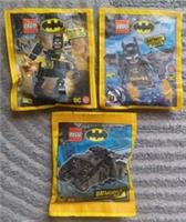 Lego DC Batman Minifigures & Vehicles Paper Poly Bags Sets x3 - New