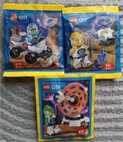 Lego City Minifigures Vehicles Poly Bags Sets x3 - New