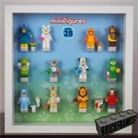 Display frame to display Lego Minifigures Series 28 - 71051 Animal Costumes