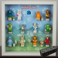 Display frame to display Lego Minifigures Series 28 - 71051 Animal Costumes