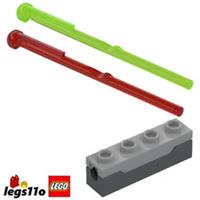 LEGO 15303 / 15400 / 72387 - NEW Spring Shooter Mechanism Brick + Arrow Dart