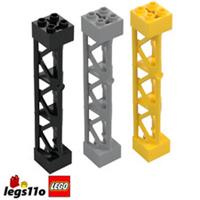 LEGO 4687 / 95347 NEW Vertical Scaffold Support Girder 2x2x10 - Pack of 1x 2x