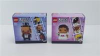LEGO Brickheadz - Bride & Groom (40383 & 40384) - Both Brand New & Sealed