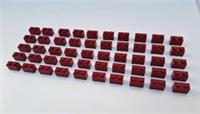 Lego Spares - 50 Dark Red 1x2 Bricks - 3004 - NEW 2x1