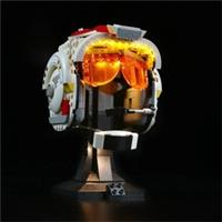 LED Light Kit for Lego 75327 Luke Skywalker Helmet Building Lighting Set -P31701