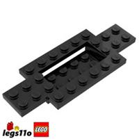 LEGO 30029 Vehicle Chassis 2x4x2/3 Car Base with 4x2 Centre Well NEW Black