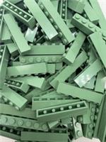 Lego 3009 Brick 1x6 Sand Green Pack of 10 BRAND NEW.