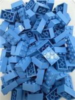 LEGO - 2 X 3 BRICK x 20 Medium Blue - 3002 - New Parts