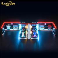 LocoLee LED Light Kit LEGO 60444 F1 Garage & Mercedes-AMG & Alpine Cars GC925
