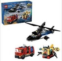 LEGO City Helicopter, Fire Truck & Submarine Remix (60462) 🚚Free P&P✅