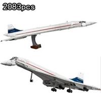 Concorde Flugzeug technisches Wunderwerk Building Set +2083pcs kompatibel