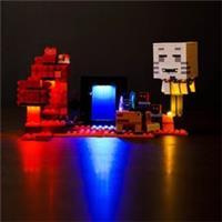 LED Light Kit for Lego 21255 Minecraft The Nether Portal Ambush Lighting - GC625