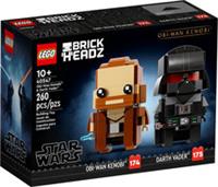 LEGO Star Wars Obi-Wan Kenobi & Darth Vader BrickHeadz 40547 - New & Sealed