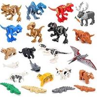 Colorful Dinosaur Toy Figures Plastic Dinosaurs, Compatible with LEGGOO