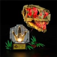 LED Light Kit for Lego 76964 Dinosaur Fossils: T. rex Skull Lighting - Briksmax