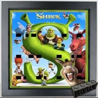 Display frame to display Lego Minifigures Shrek Collectible Minifigures - 71053