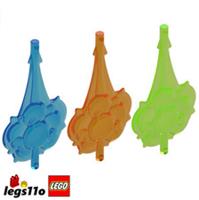LEGO 6958 NEW Cloud Burst Wind Gusts with Bar Ends 5.6cm - Pack of 1/2