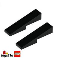 LEGO 5654 NEW Slope 1x4 (14) Black - Pack of 2